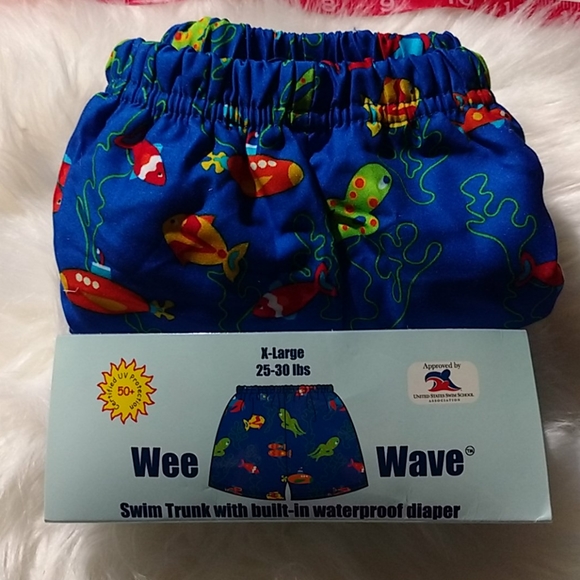 Infant swim trunks w/ built in waterproof diaper - Picture 10 of 11